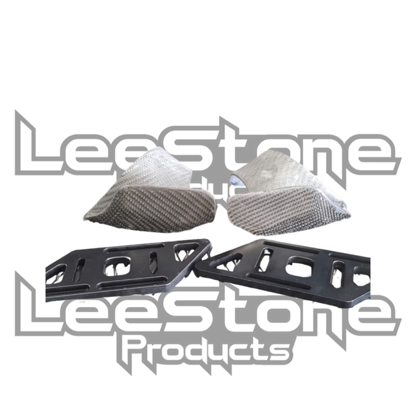 Lee Stone Products LSP V2 Carbon Adjustable Footholds + Plates